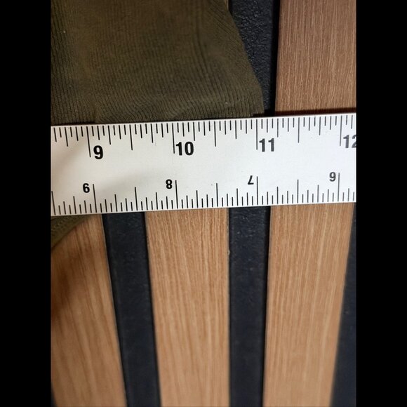 Free People Bodysuit XS / S Womens Green Army Abstract Thong Intimates - Picture 5 of 6